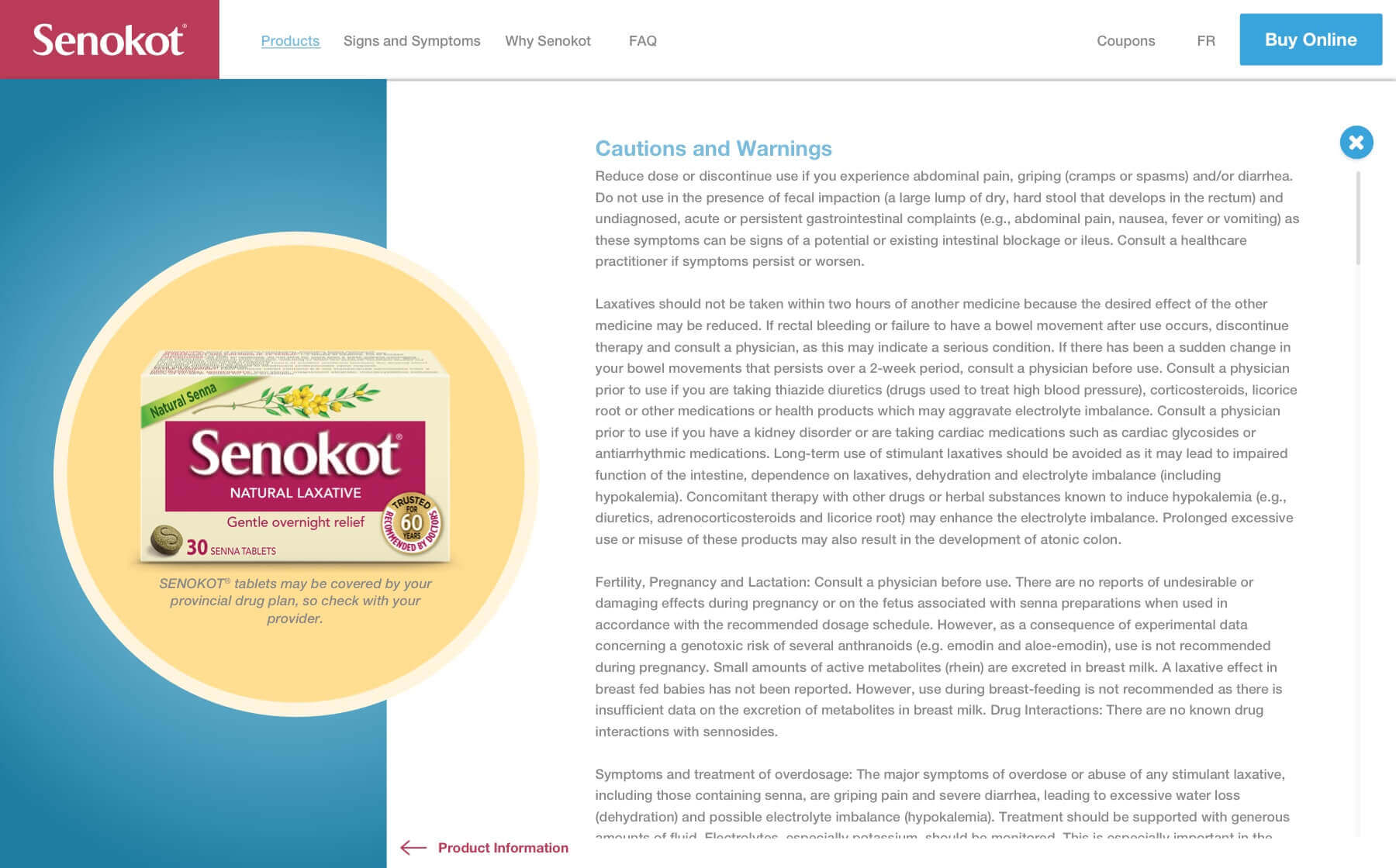 Senokot website products image one